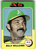 1975 Topps Base Set #545 Billy Williams