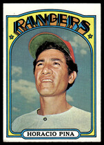 1972 Topps Base Set #654 Horacio Pina