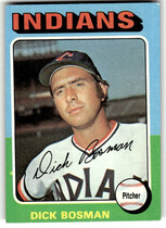 1975 Topps Base Set #354 Dick Bosman