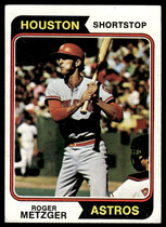 1974 Topps Base Set #224 Roger Metzger