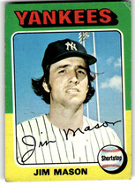 1975 Topps Base Set #136 Jim Mason