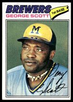 1977 Topps Base Set #255 George Scott