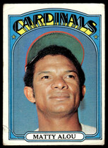 1972 Topps Base Set #395 Matty Alou