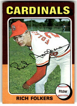 1975 Topps Base Set #98 Rich Folkers