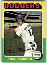 1975 Topps Base Set #523 Tom Paciorek