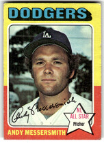 1975 Topps Base Set #440 Andy Messersmith