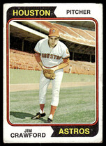 1974 Topps Base Set #279 Jim Crawford