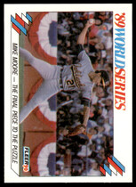 1990 Fleer World Series #1 Mike Moore