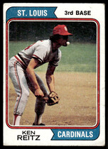 1974 Topps Base Set #372 Ken Reitz