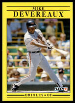 1991 Fleer Base Set #469 Mike Devereaux