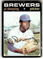 1971 Topps Base Set #182 Al Downing