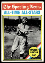 1976 Topps Base Set #349 Walter Johnson