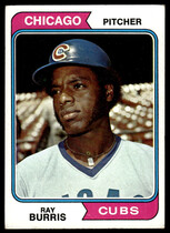 1974 Topps Base Set #161 Ray Burris