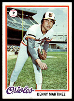 1978 Topps Base Set #119 Dennis Martinez