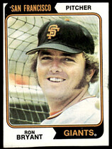 1974 Topps Base Set #104 Ron Bryant