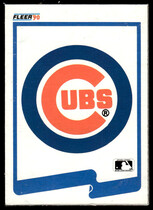 1990 Fleer Wax Box Cards #C-6 Cubs Team Logo