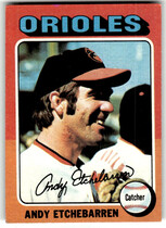 1975 Topps Base Set #583 Andy Etchebarren