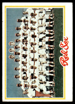 1978 Topps Base Set #424 Red Sox Team