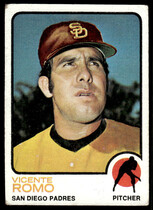 1973 Topps Base Set #381 Vicente Romo