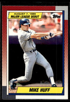 1990 Topps Debut 89 #63 Mike Huff