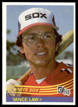 1984 Donruss Base Set #546 Vance Law