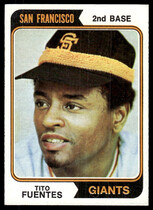 1974 Topps Base Set #305 Tito Fuentes