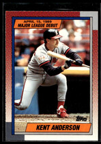 1990 Topps Debut 89 #4 Kent Anderson
