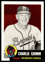 1991 Topps Archives 1953 #321 Charlie Grimm