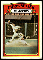 1972 Topps Base Set #166 Chris Speier