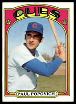 1972 Topps Base Set #512 Paul Popovich