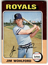 1975 Topps Base Set #144 Jim Wohlford