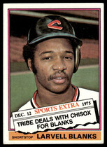 1976 Topps Traded #127T Larvell Blanks