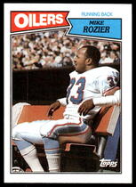 1987 Topps Base Set #308 Mike Rozier
