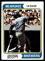 1974 Topps Base Set #27 George Scott