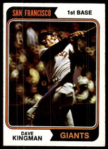 1974 Topps Base Set #610 Dave Kingman