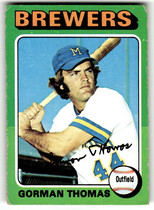 1975 Topps Base Set #532 Gorman Thomas