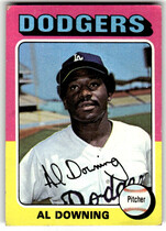 1975 Topps Base Set #498 Al Downing