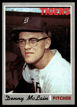 1970 Topps Base Set #400 Denny McLain