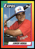 1990 Topps Traded #80T Junior Noboa
