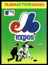 1990 Fleer Action Series Team Stickers #NNO Expos