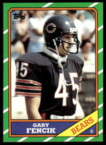 1986 Topps Base Set #28 Gary Fencik