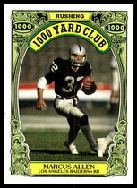 1986 Topps 1000 Yard Club #1 Marcus Allen