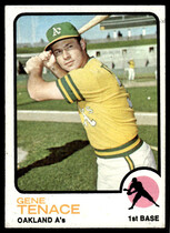 1973 Topps Base Set #524 Gene Tenace