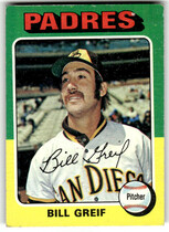 1975 Topps Base Set #168 Bill Greif