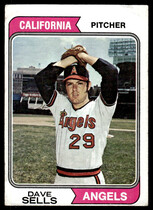 1974 Topps Base Set #37 Dave Sells