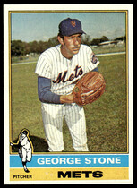 1976 Topps Base Set #567 George Stone