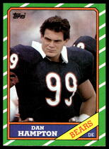 1986 Topps Base Set #22 Dan Hampton