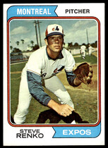 1974 Topps Base Set #49 Steve Renko