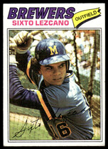 1977 Topps Base Set #185 Sixto Lezcano