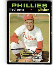 1971 Topps Base Set #92 Fred Wenz